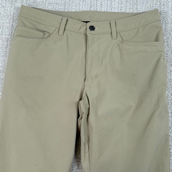 Lululemon Other - Lululemon Mens 32x31 ABC Slim Fit Warpstreme 5 Pocket Beige Pants LM5583S *Pants